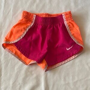Nike Baby Girls Athletic Shorts in Pink and Salmon size 12months